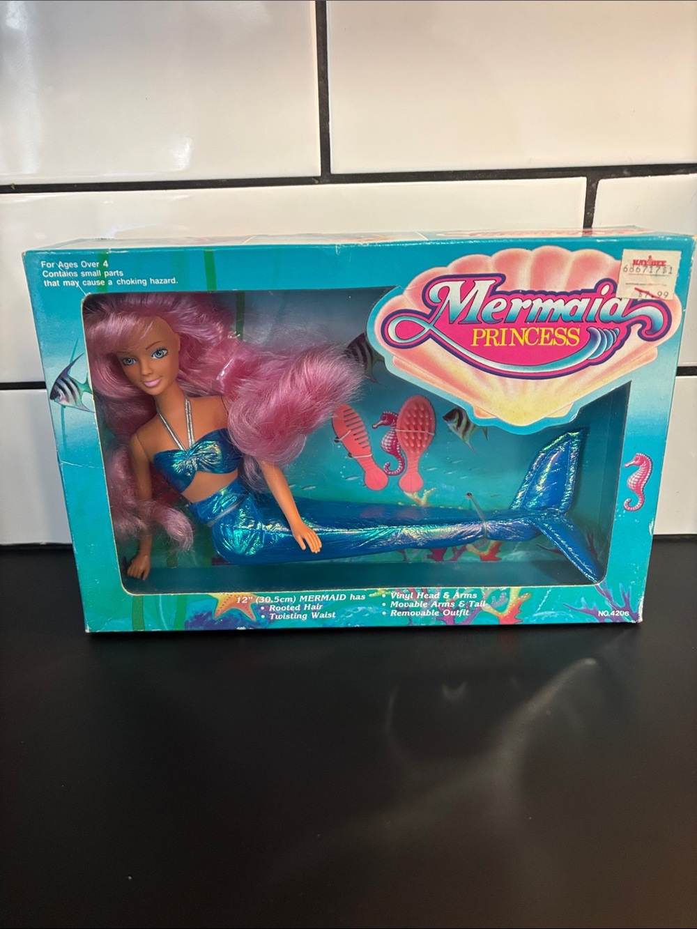 Vintage 90’s Toys N Things Mermaid Princess Doll- NIB